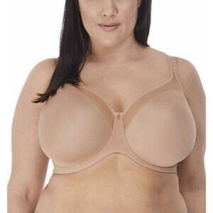Elomi Women’s Bra 40G Smooth Unlined Underwire Molded 4301 Sahara Adjustable